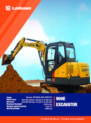 Miniescavatori Liugong 906E