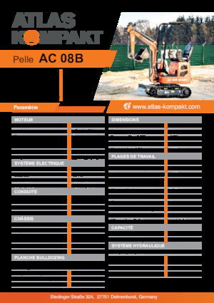 Miniescavatori Atlas Kompakt AC 08B