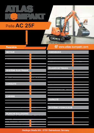 Miniescavatori Atlas Kompakt AC 25F 