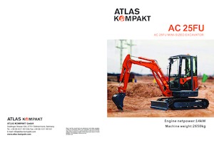 Miniescavatori Atlas Kompakt AC 25FU