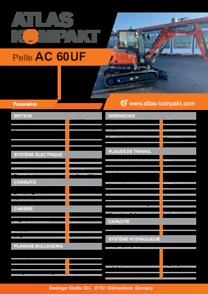 Miniescavatori Atlas Kompakt AC 60UF
