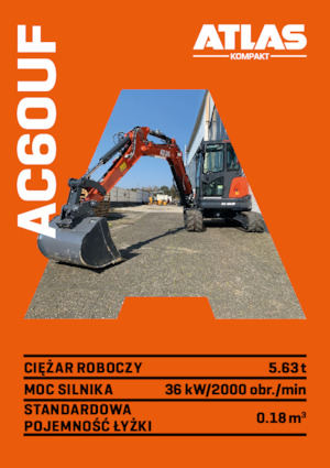 Miniescavatori Atlas Kompakt AC 60UF