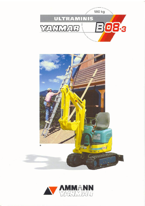 Miniescavatori Yanmar B 08-3