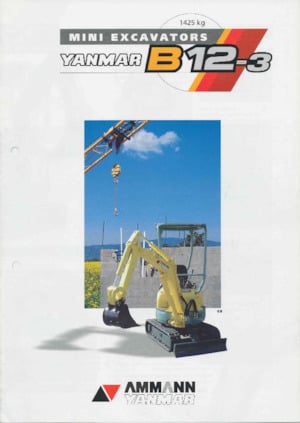 Miniescavatori Yanmar B 12-3