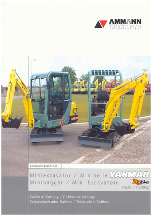 Miniescavatori Yanmar B 17-3