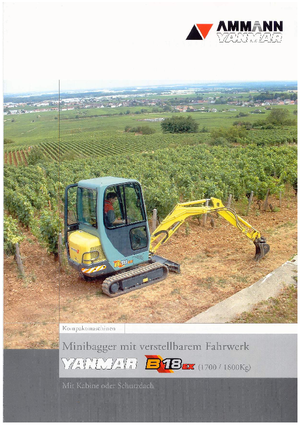 Miniescavatori Yanmar B 18 EX