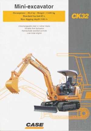 Miniescavatori Case CK32 