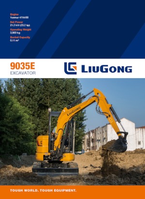 Miniescavatori Liugong 9035E