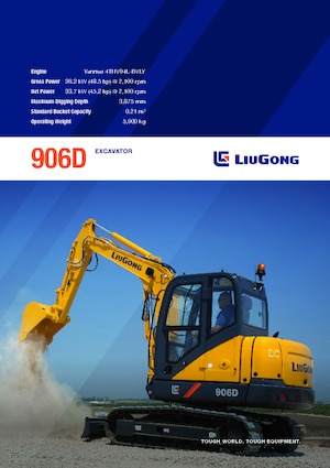 Miniescavatori Liugong 906D 
