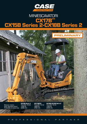 Miniescavatori Case CX17B ZTS