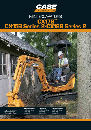 Miniescavatori Case CX17B ZTS