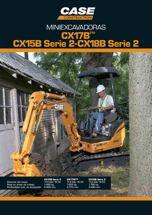 Miniescavatori Case CX17B ZTS