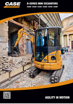 Miniescavatori Case CX35B ZTS