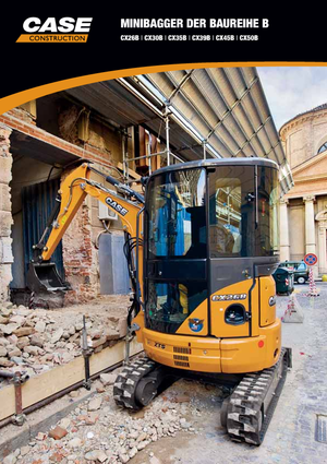 Miniescavatori Case CX35B ZTS