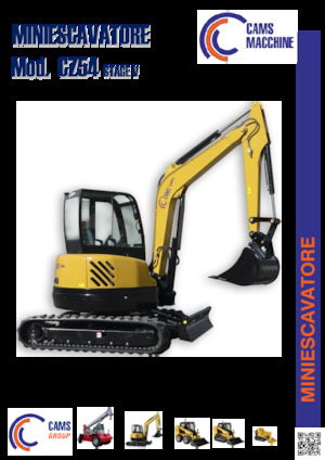 Miniescavatori Cams CZ54