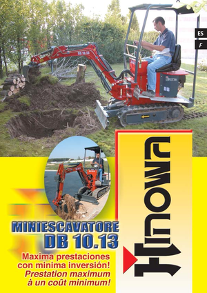Miniescavatori Hinowa DB 10.13