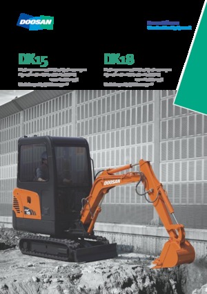 Miniescavatori Doosan DX 18