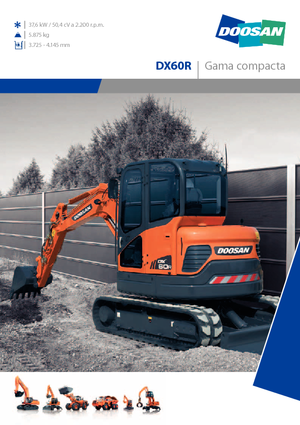 Miniescavatori Doosan DX 60 R