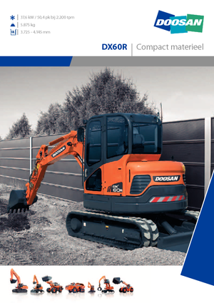 Miniescavatori Doosan DX 60 R