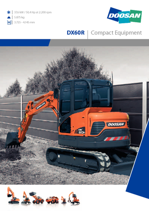 Miniescavatori Doosan DX 60 R