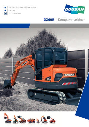 Miniescavatori Doosan DX 60 R