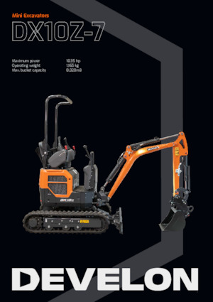 Miniescavatori Develon DX10Z 