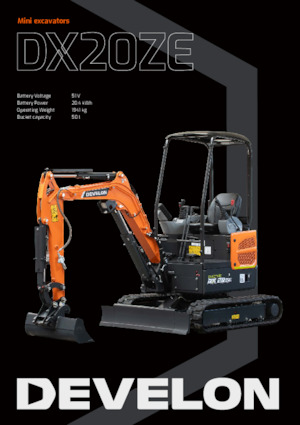 Miniescavatori Develon DX20ZE 