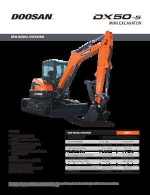 Miniescavatori Doosan DX50-5
