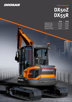 Miniescavatori Doosan DX50Z-7