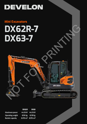 Escavatori cingolati Develon DX63-7
