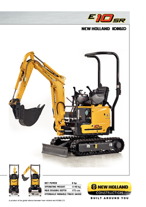 Miniescavatori New Holland E10SR