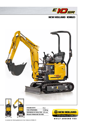 Miniescavatori New Holland E10SR