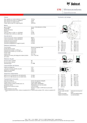 Miniescavatori Bobcat E 16