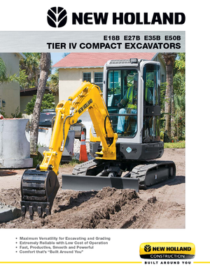 Miniescavatori New Holland E18B