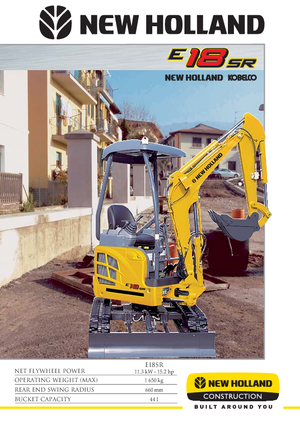Miniescavatori New Holland E18SR