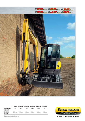 Miniescavatori New Holland E50B SR