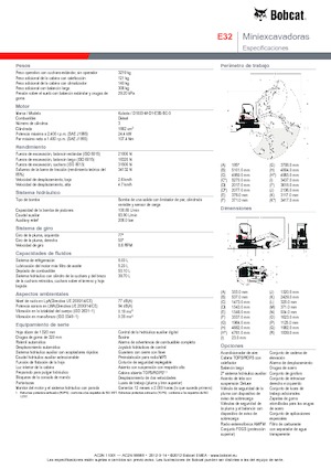 Miniescavatori Bobcat E32