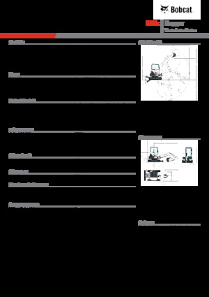 Miniescavatori Bobcat E35z