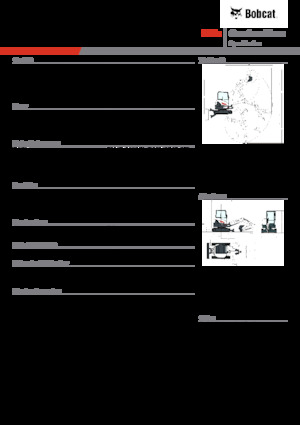Miniescavatori Bobcat E35z