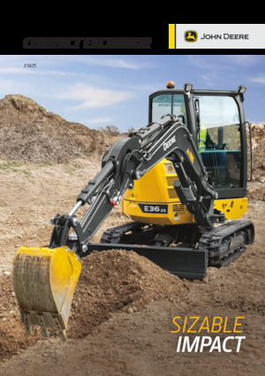 Miniescavatori John Deere Construction E36ZS