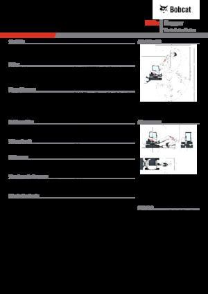Miniescavatori Bobcat E50z