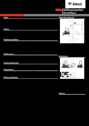 Miniescavatori Bobcat E55z