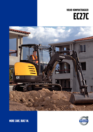 Miniescavatori Volvo EC27C