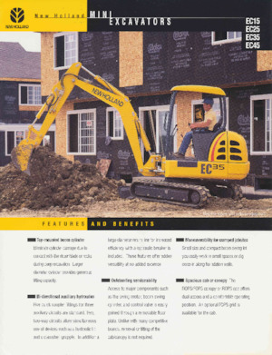 Miniescavatori New Holland EC45