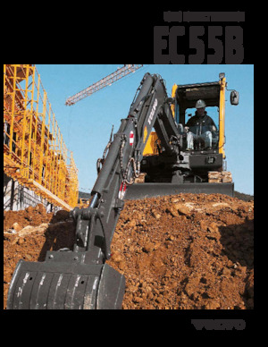 Miniescavatori Volvo EC55B