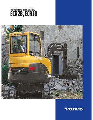 Miniescavatori Volvo ECR28