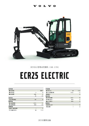 Miniescavatori Volvo ECR25 ELECTRIC