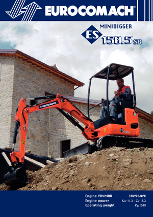 Miniescavatori Eurocomach ES 150.5 SR