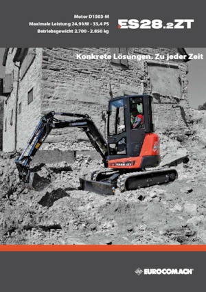 Miniescavatori Eurocomach ES 28.2 ZT