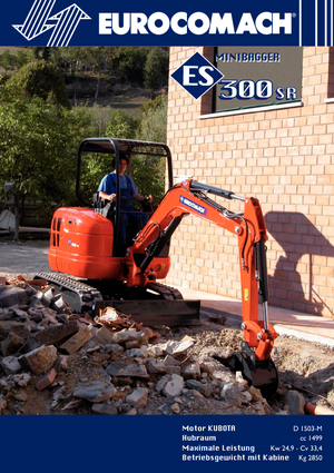Miniescavatori Eurocomach ES 300 SR